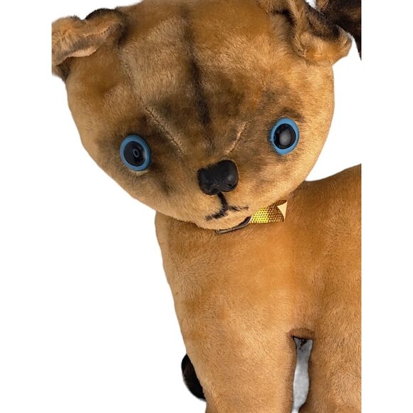 1950s Knickerbocker Siamese Cat Plush Stuffed Animal KT Pet Vintage Toys (Flaw) - Picture 2 of 16